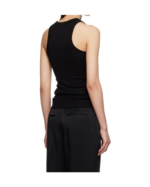 Rohe Black Crew Neck Knitted Vest