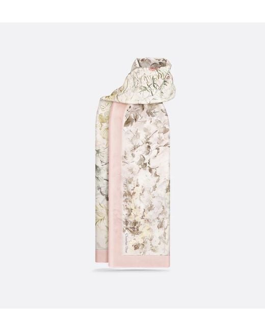 Dior White Maxi Saisons Printemps-Été-Automne-Hiver Stole