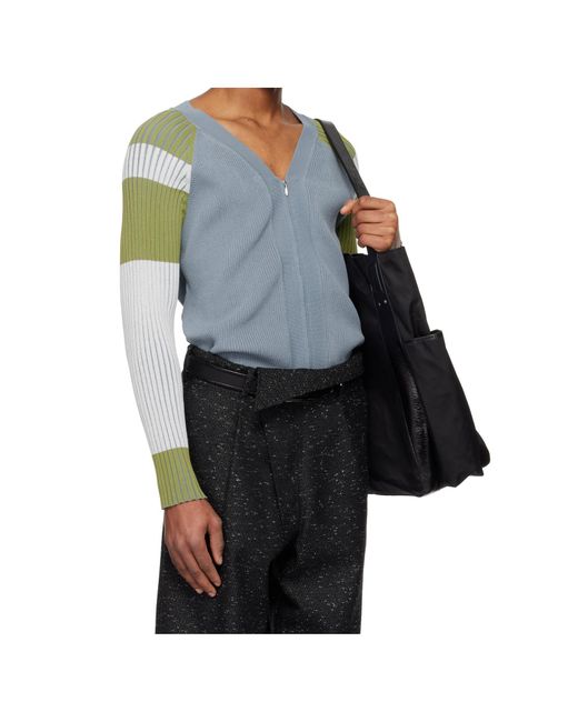 Kiko Kostadinov Blue Inex Cardigan for men