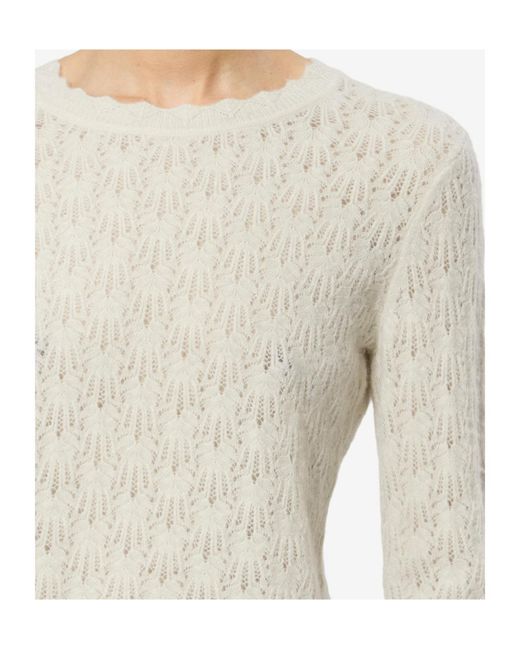 Isabel Marant White Obeline Pullover