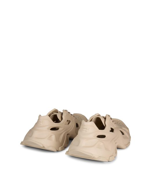 Balenciaga Natural Solid Color Low Top Sneakers