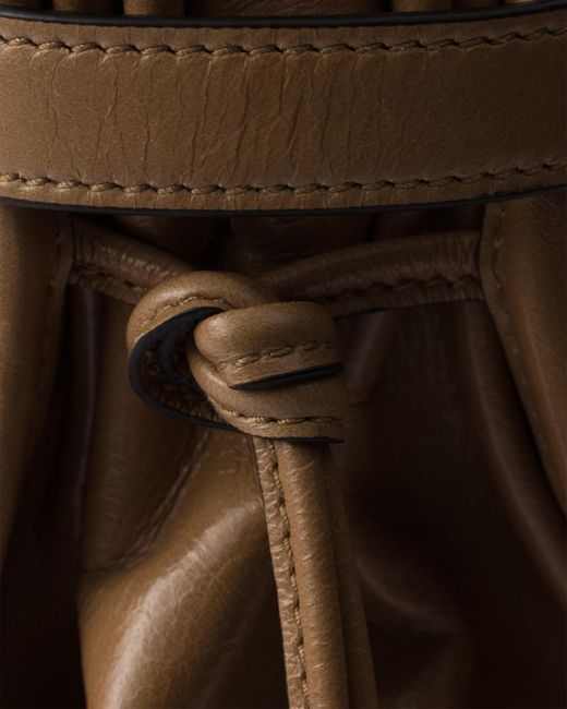 Prada Brown Bonnie Extra-Large Leather Handbag