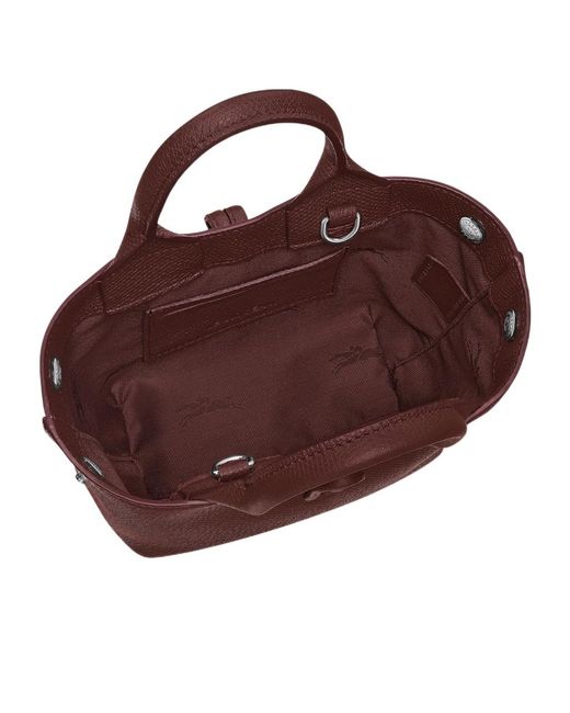 Longchamp Brown Le Roseau Xs Handbag