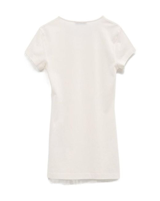 Lemaire White Cotton T-Shirt