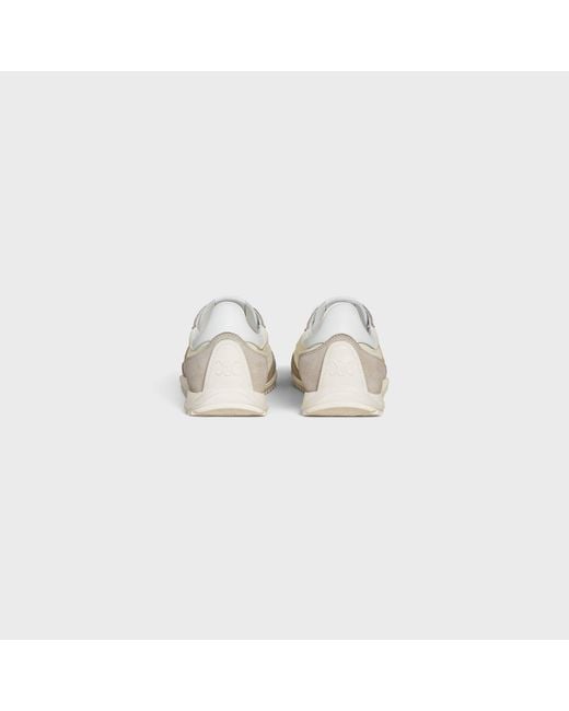 Céline White Low Racer Sneaker