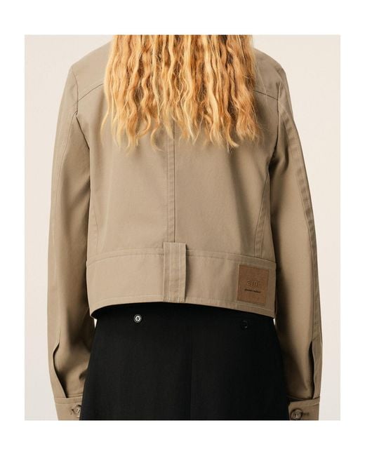 AMI Natural Ami Long Sleeved Buttoned Jacket