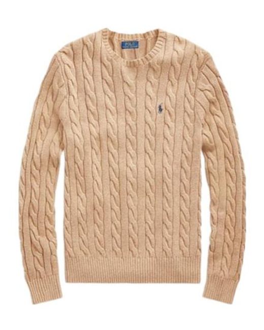 Polo Ralph Lauren Natural Crew Neck Sweater for men