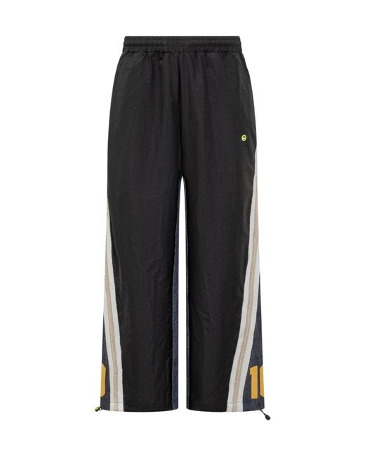 Barrow Black Wide-Leg Trousers for men