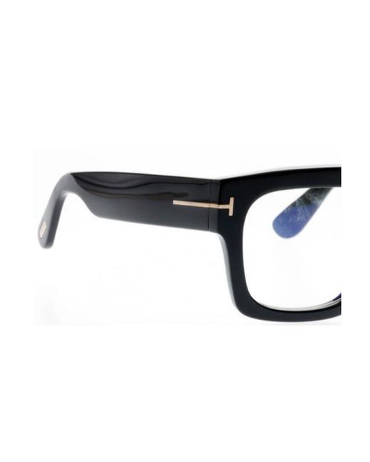Tom Ford White Eyewear Rectangular Frame Glasses for men