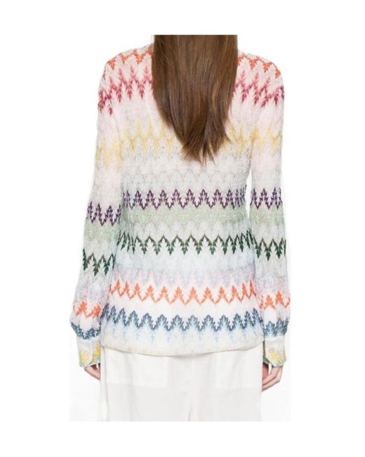 Missoni Gray Lace Motif Shirt
