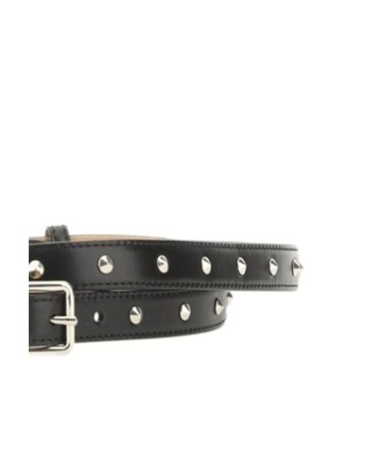 McQueen White Double Strap Belt