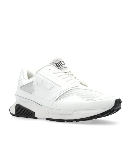 DIESEL White S-Tame-D Running Sneakers for men