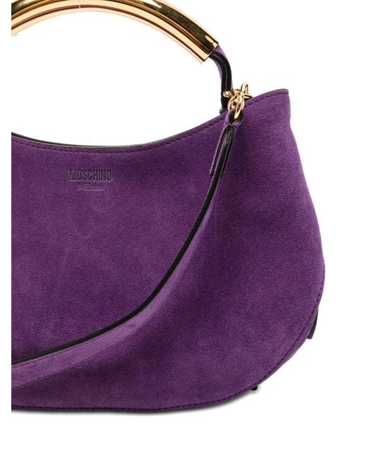 Moschino Purple Single-Handle Shoulder Bag