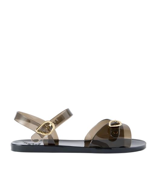 Ancient Greek Sandals Brown Recycled-Pvc Slingback Sandals