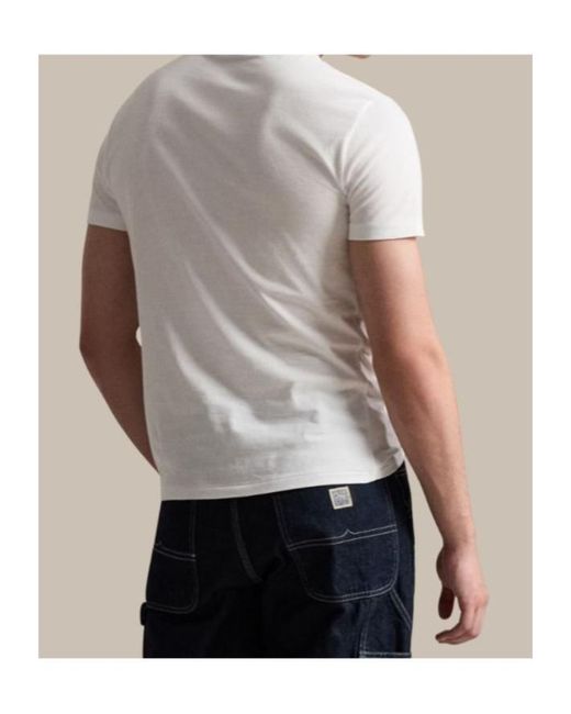 Ralph Lauren White Polo Graphic Print Crewneck T-Shirt for men
