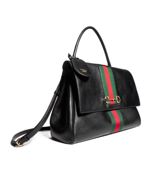 Gucci Black Paparazzo Large Top Handle Bag