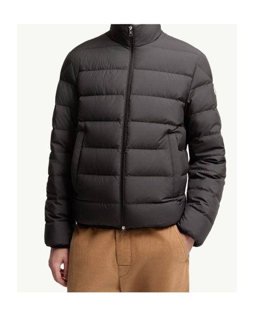Moncler Black Baudinet Short Down Jacket for men