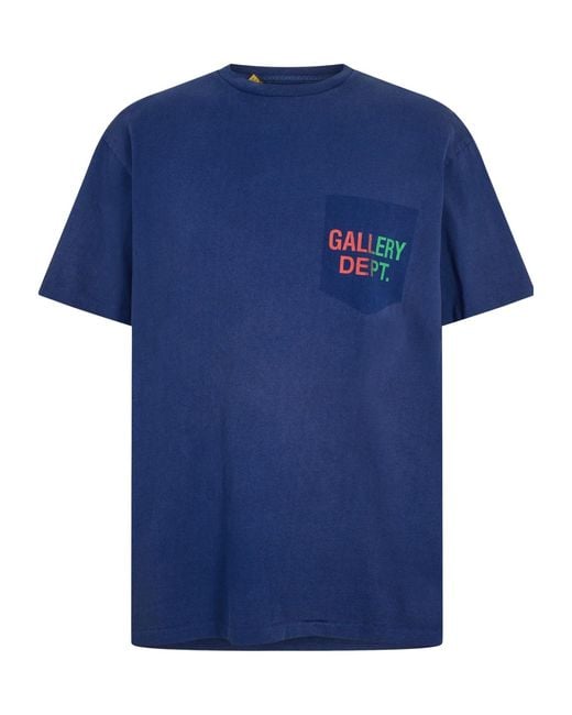 GALLERY DEPT. Blue Boardwalk T-Shirt for men