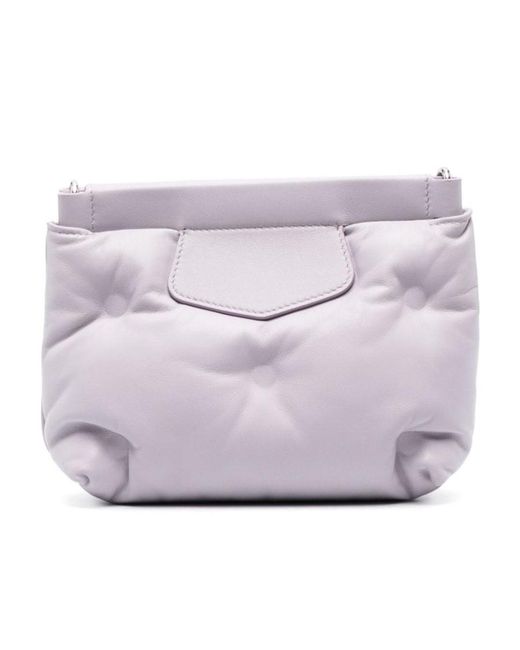 Maison Margiela Gray Glam Slam Padded Crossbody Bag