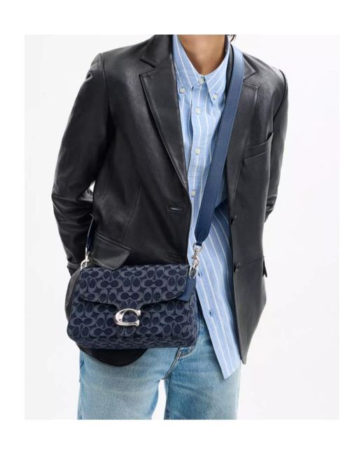 COACH Blue Soft Tabby Shoulder Bag