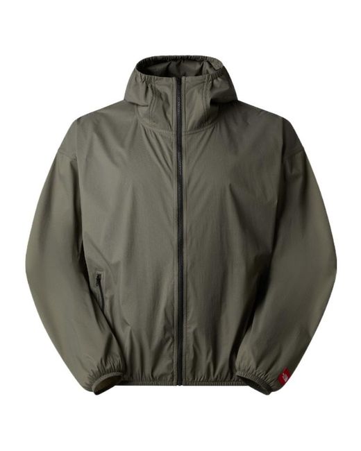 The North Face Green Tnf Box Packable Hooded Wind Jacket for men