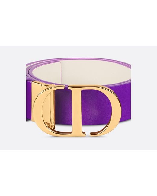 Dior Pink 30Montaigne Reversible Belt