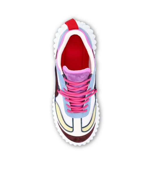 Christian Louboutin Pink Textured Sole Sneakers