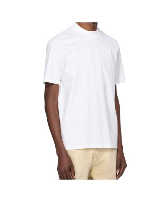 Boss White Crew Neck T-Shirt for men