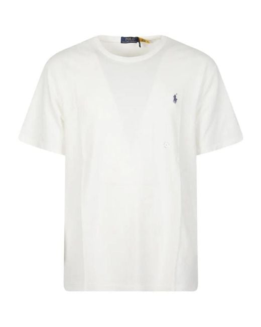 Polo Ralph Lauren White Crew-Neck T-Shirt for men