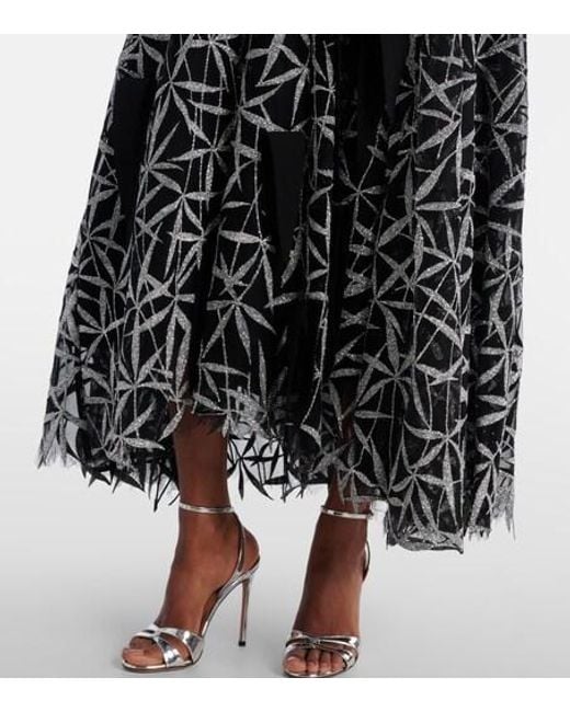 Maticevski Black Axis Embellished Gown