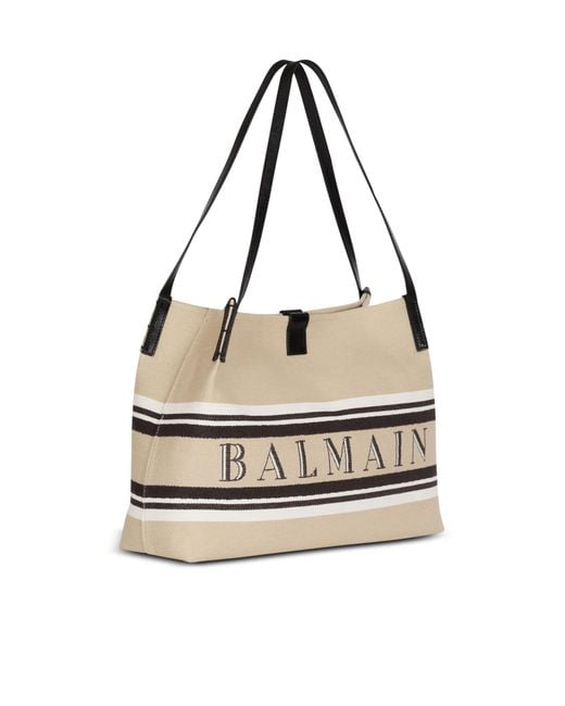 Balmain Metallic Release Logo Shoulder Bag