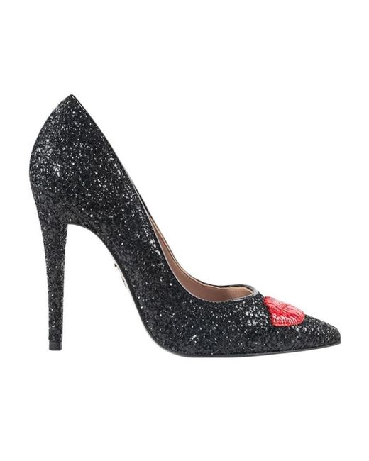 Chiara Ferragni Blue Sequined High Heels