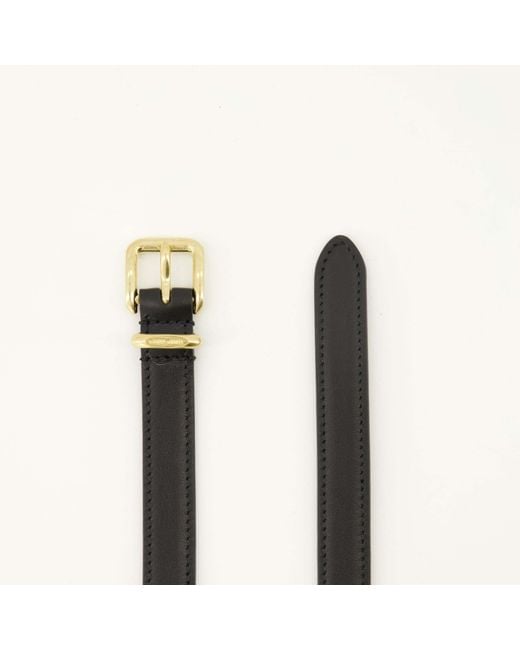 Miu Miu White Logo-Engraved Buckle Belt