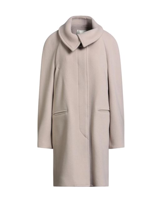 Isabel Marant Natural Loose Classic Single-Breasted Coat