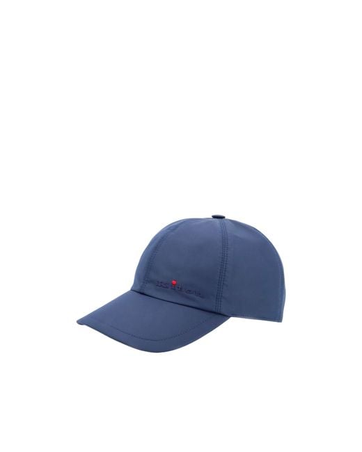Kiton Blue Ciro Paone Logo Baseball Cap for men