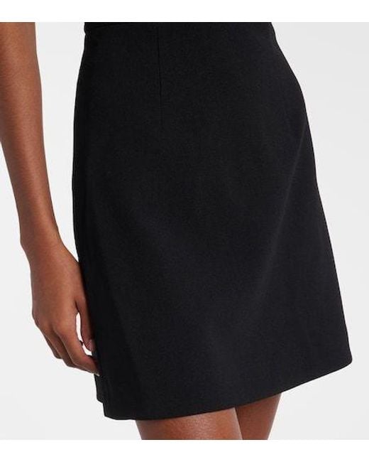 Rebecca Vallance Black Embellished Strapless Minidress