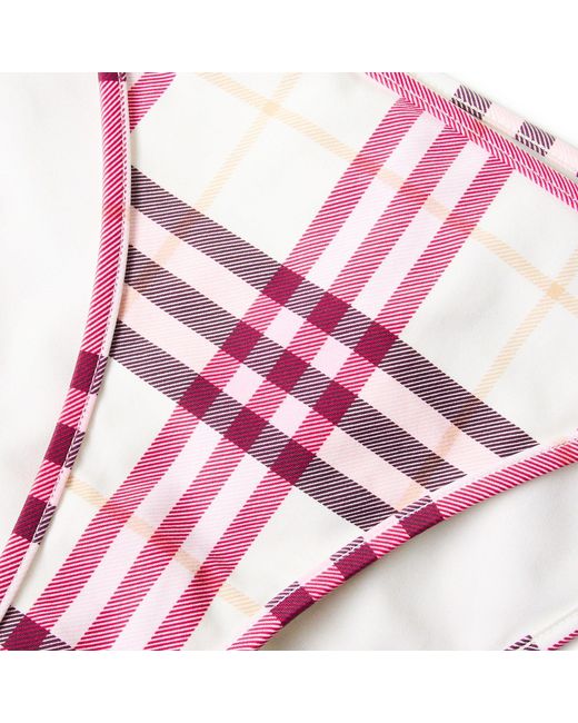 Burberry Pink Sidetie Bikini Bottoms