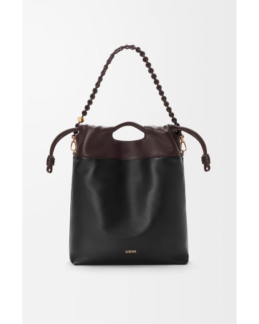 Loewe Black Flamenco Purse Tote Bag