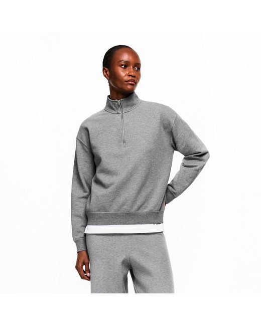 Canada Goose Gray 1/4 Zip Fleece