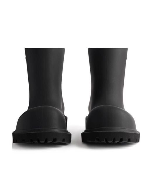 Balenciaga Black Steroid Ankle Boots