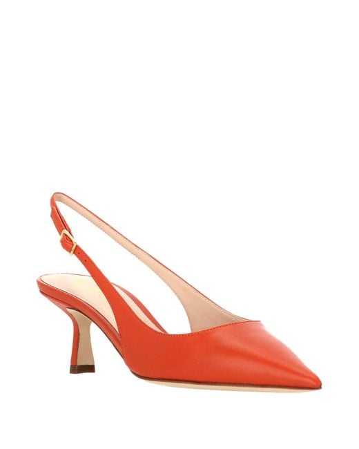 Rodo Red Pointed-Toe High-Heeled Sandals