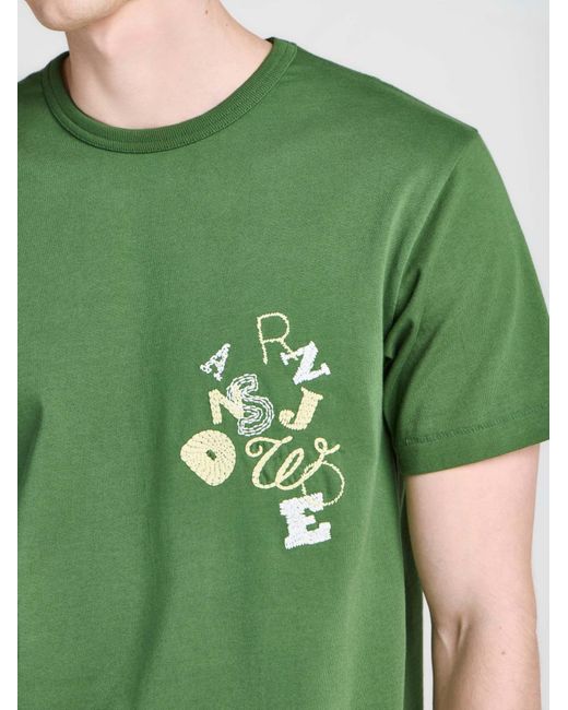 J.W. Anderson Green Short-Sleeved T-Shirt for men