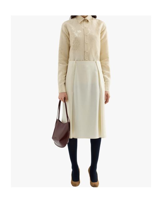 Jil Sander Natural Long-Sleeved Shirt