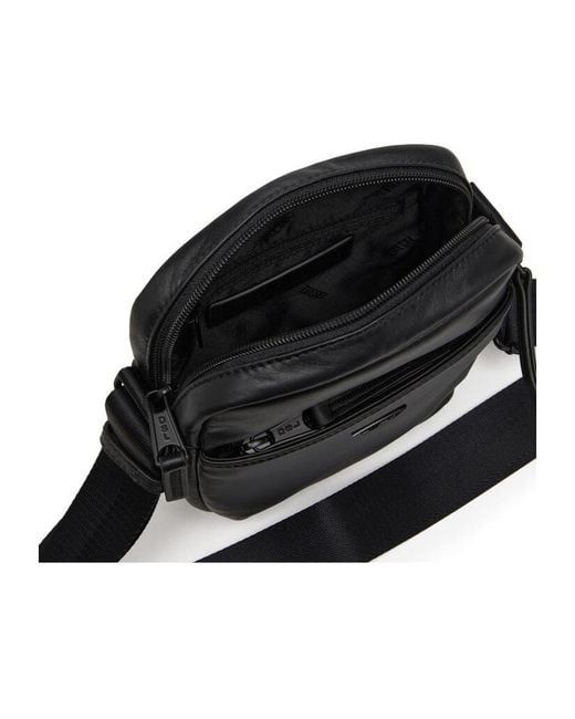 DIESEL Black Rave Messeger Bag for men