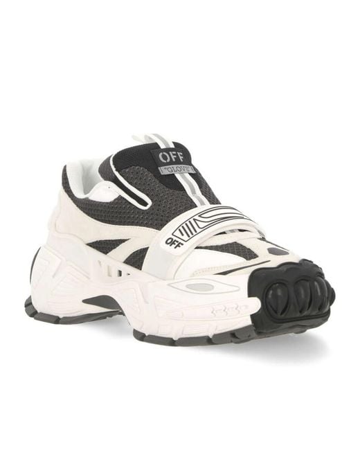 Off-White c/o Virgil Abloh Natural Round Toe Lace-Up Sneakers for men