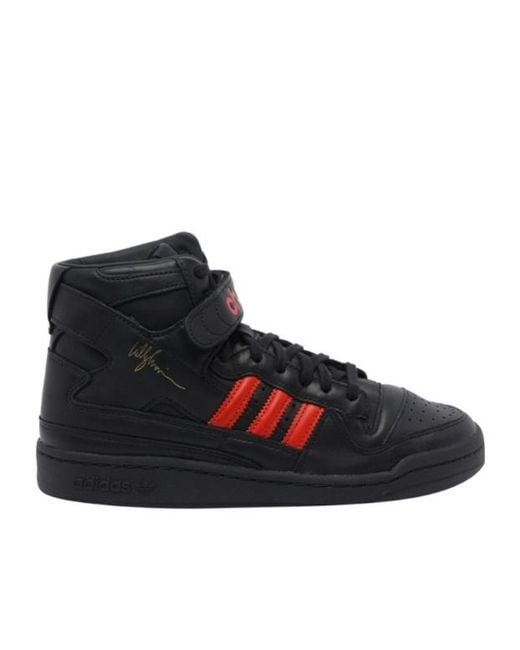 Adidas Black Originals X Willy Chavarria Forum 84 Hi Lace-Up Sneakers for men
