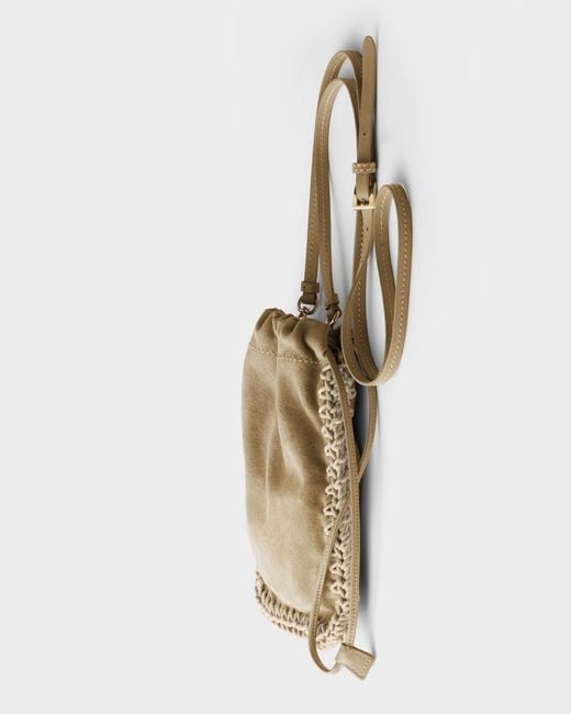 Prada Natural Suede Smartphone Case