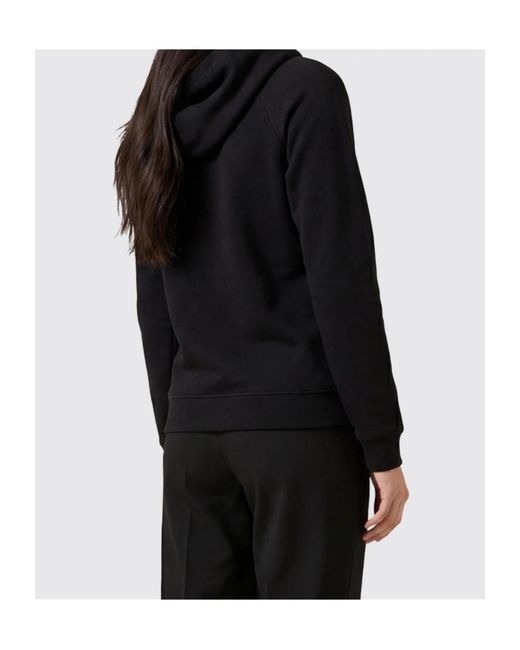 ARMANI EXCHANGE Black Rhinestone-Embellished Zip-Up Hoodie