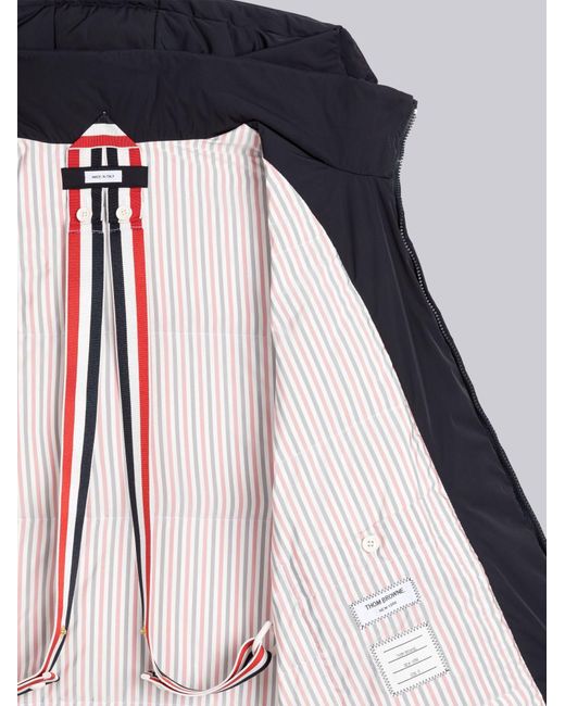 Thom Browne Black 4-Bar Stripe Padded Jacket for men