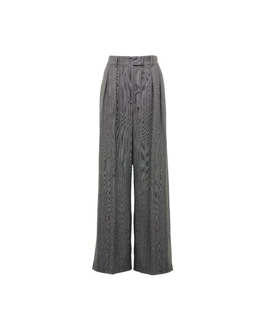 Anine Bing Gray Belt Loops Slacks